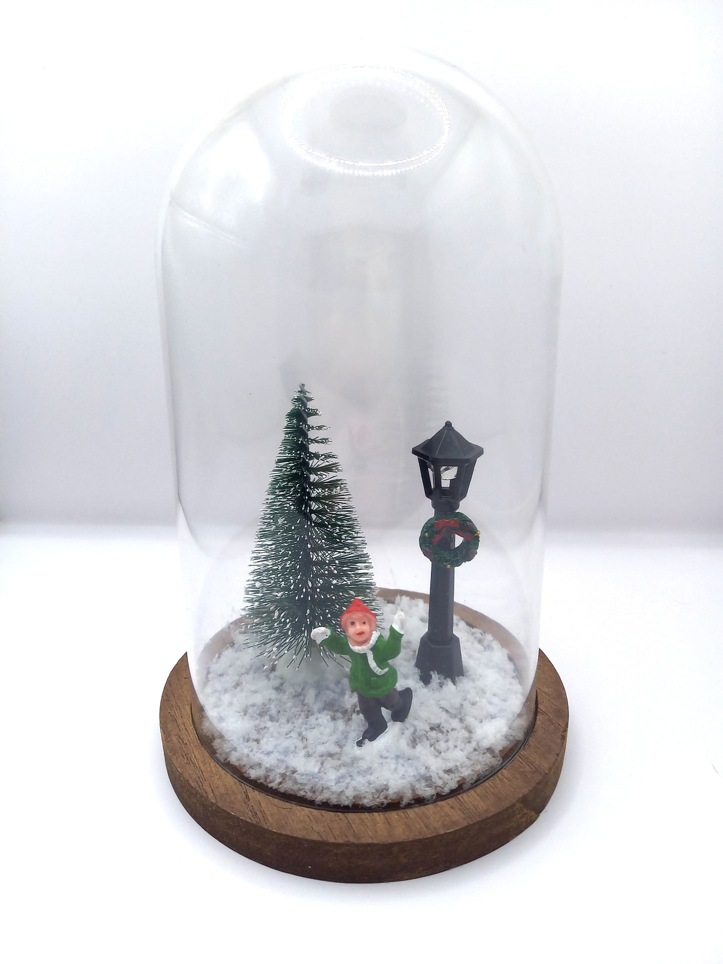 Cloche Noël patineur