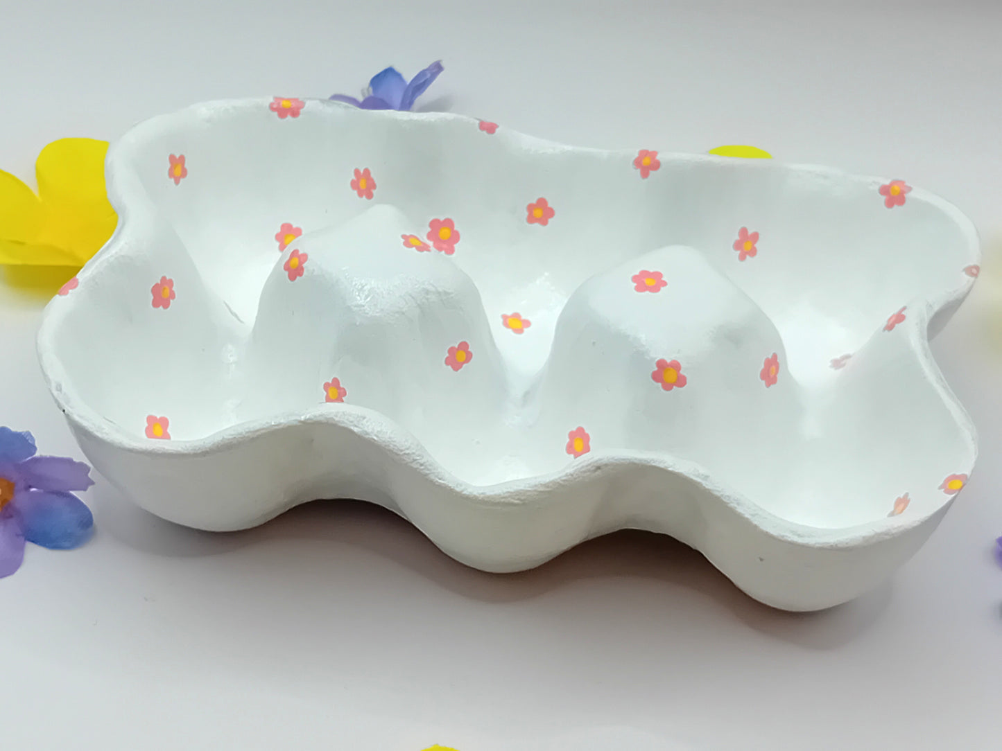 Boîte à œufs 6 pièces - fleur