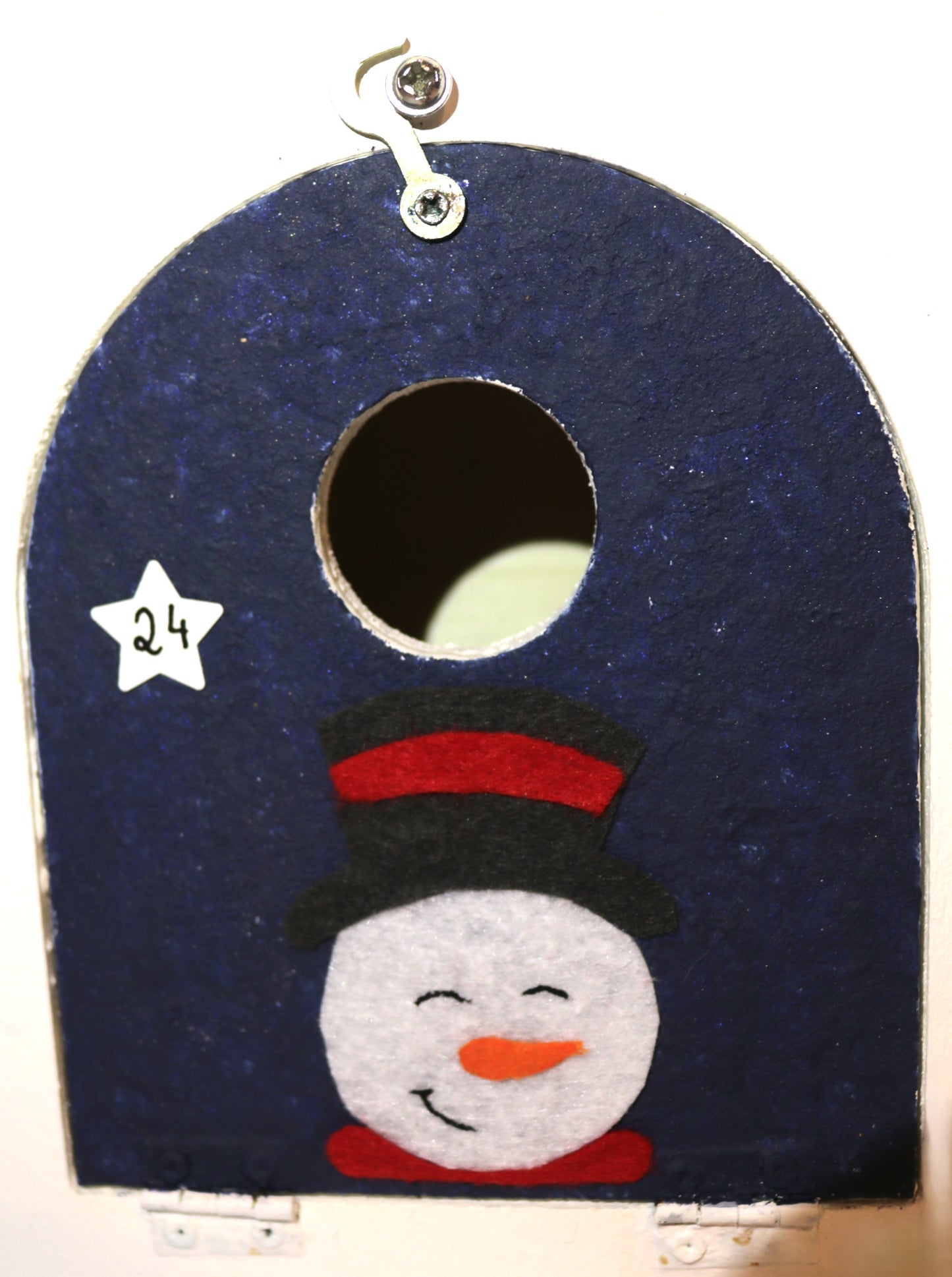 Calendrier de l'avent château neige