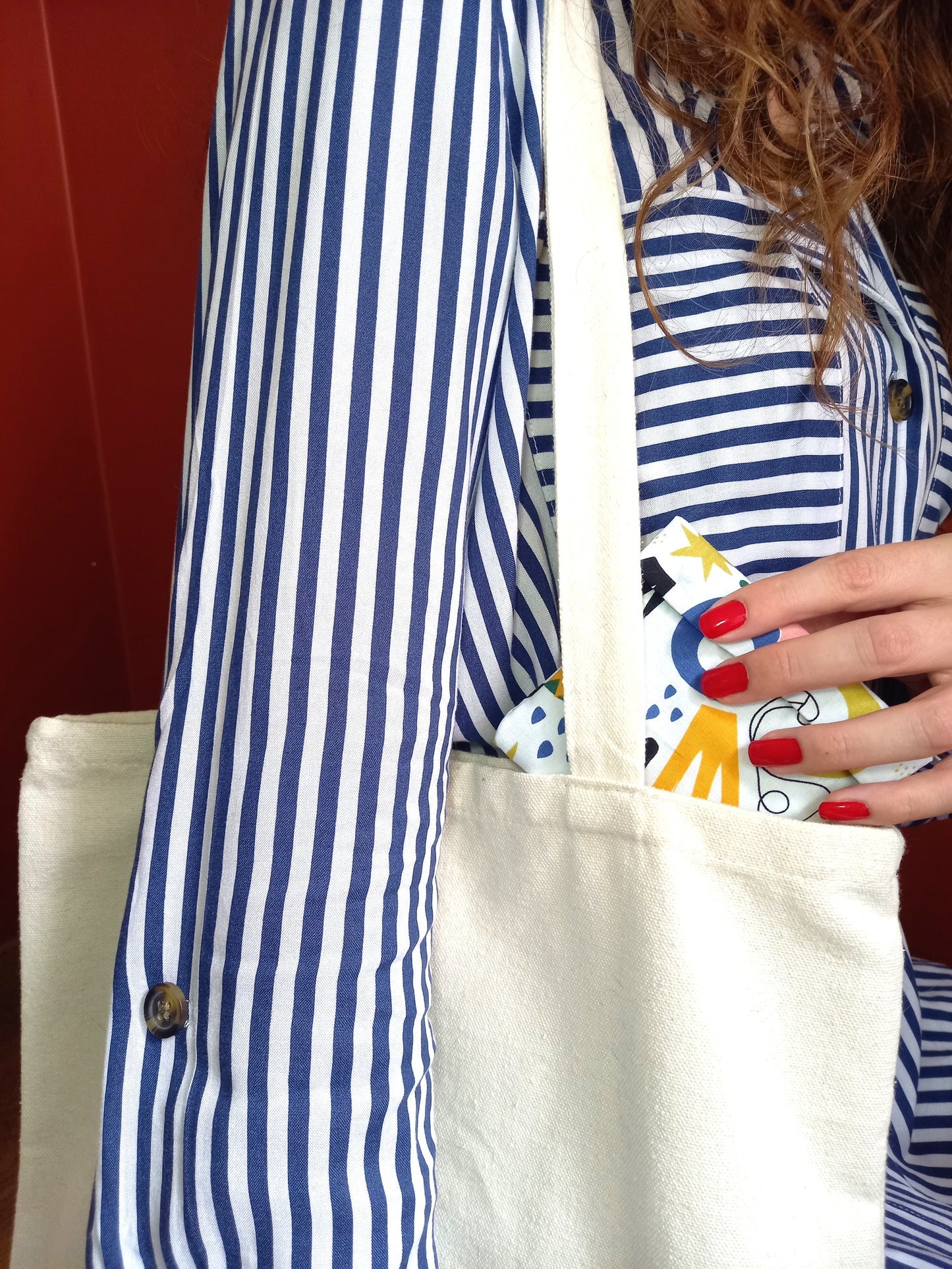 Pochette tissu serviette hygiènique couture fait main