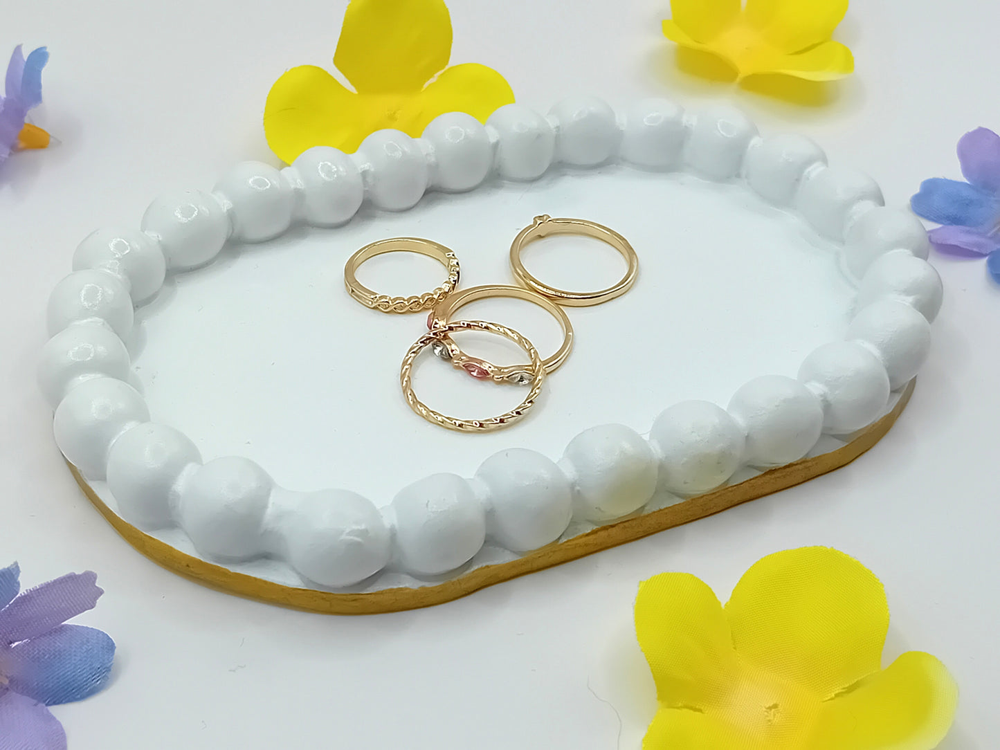 Vide poche/ soucoupe - oval boule