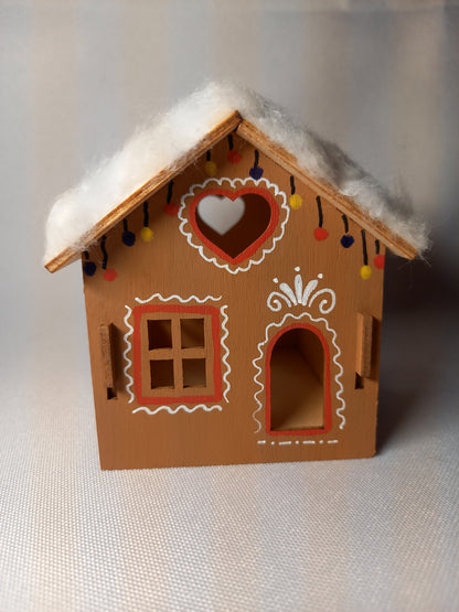 Maison de Noël en bois