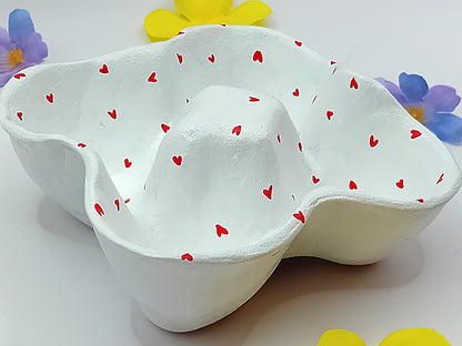 Boîte à œufs 4 pièces - cœur