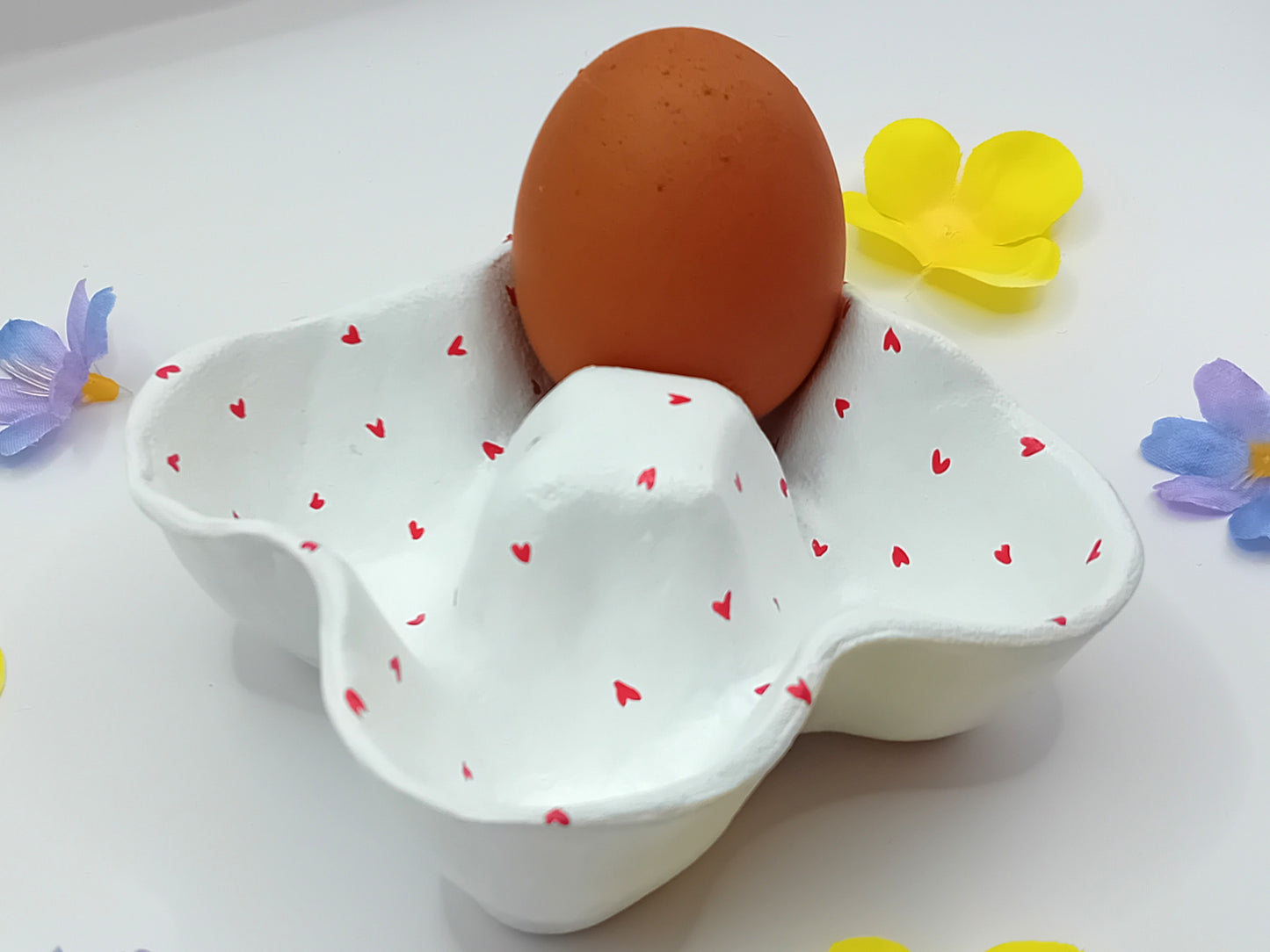 Boîte à œufs 4 pièces - cœur