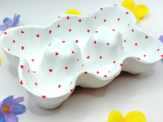 Boîte à œufs 6 pièces - cœur