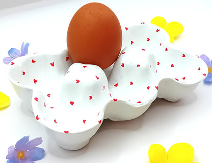 Boîte à œufs 6 pièces - cœur