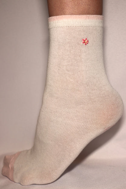 Chaussettes fleur