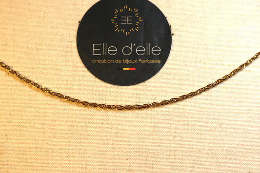 Collier - chaine dorée