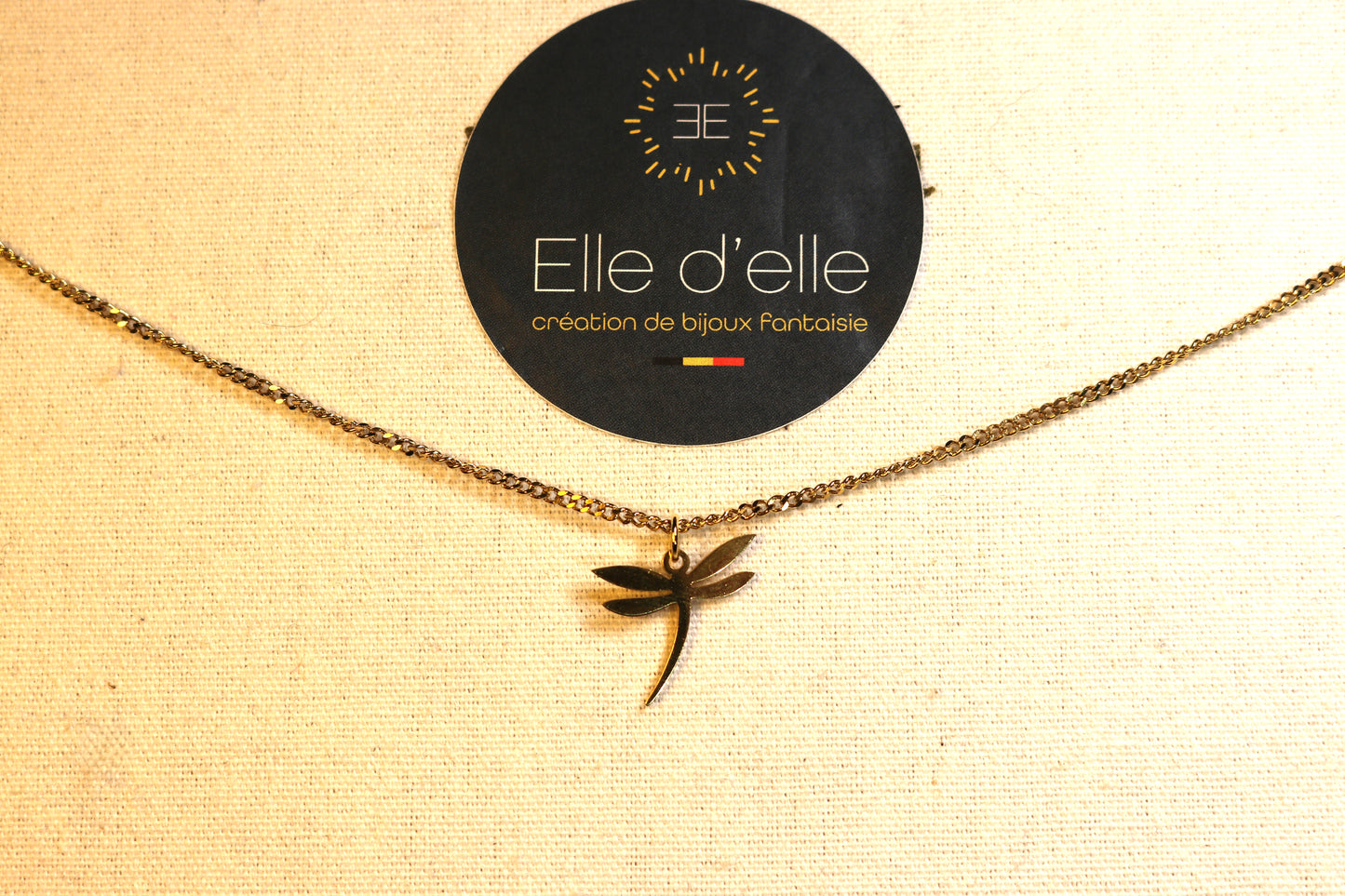 Collier - libellule